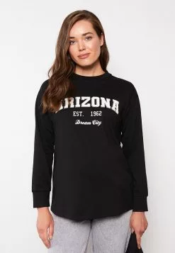 LC WAIKIKI Crew Neck Printed Long Sleeve Maternity T-Shirt -LC WAIKIKI popular shop lc waikiki 0565 8413236 3