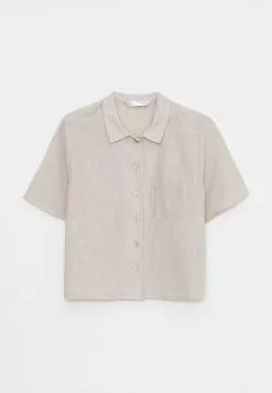 LC WAIKIKI Shirt Collar Striped Short Sleeve Cotton Women's Pajamas Set -LC WAIKIKI popular shop lc waikiki 0565 9613236 8