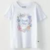 LC WAIKIKI Crew Neck Printed Short Sleeve Cotton Girls T-Shirt