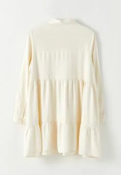 LC WAIKIKI Shirt Collar Straight Long Sleeve Viscose Maternity Tunic -LC WAIKIKI popular shop lc waikiki 0574 7413236 6