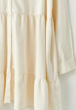 LC WAIKIKI Shirt Collar Straight Long Sleeve Viscose Maternity Tunic -LC WAIKIKI popular shop lc waikiki 0574 7413236 7