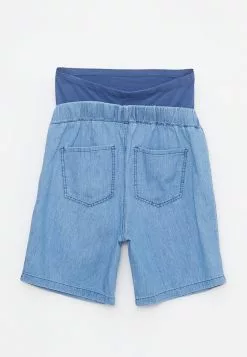LC WAIKIKI Tummy Paneled Elastic Waist Plain Maternity Jean Shorts -LC WAIKIKI popular shop lc waikiki 0578 4778726 6