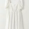 LC WAIKIKI Sweetheart Collar Straight Short Sleeve Women's Dress
