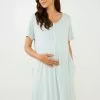 LC WAIKIKI Crew Neck Straight Short Sleeve Maternity Nightgown 2 LC WAIKIKI Crew Neck Straight Short Sleeve Maternity Nightgown -LC WAIKIKI popular shop lc waikiki 0601 4713236 1