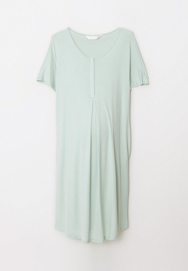 LC WAIKIKI Crew Neck Straight Short Sleeve Maternity Nightgown 8 LC WAIKIKI Crew Neck Straight Short Sleeve Maternity Nightgown - Image 6