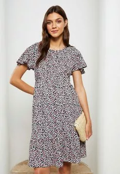 LC WAIKIKI Crew Neck Patterned Short Sleeve Maternity Dress -LC WAIKIKI popular shop lc waikiki 0609 8713236 3