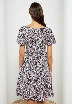 LC WAIKIKI Crew Neck Patterned Short Sleeve Maternity Dress -LC WAIKIKI popular shop lc waikiki 0609 8713236 5