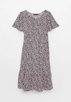 LC WAIKIKI Crew Neck Patterned Short Sleeve Maternity Dress -LC WAIKIKI popular shop lc waikiki 0610 8713236 6