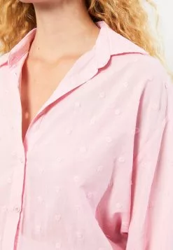 LC WAIKIKI Front Button Closure Embroidered Long Sleeve Poplin Women's Shirt -LC WAIKIKI popular shop lc waikiki 0611 6375726 3