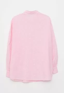 LC WAIKIKI Front Button Closure Embroidered Long Sleeve Poplin Women's Shirt -LC WAIKIKI popular shop lc waikiki 0611 6375726 5