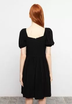 LC WAIKIKI Sweetheart Collar Straight Short Sleeve Women's Dress 13 LC WAIKIKI Sweetheart Collar Straight Short Sleeve Women's Dress -LC WAIKIKI popular shop lc waikiki 0624 7775726 5