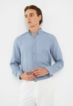 LC WAIKIKI Slim Fit Long Sleeve Dobby Men's Shirt -LC WAIKIKI popular shop lc waikiki 0624 9813236 2