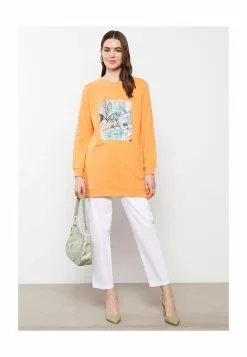 LC WAIKIKI Printed Long Sleeve Sweatshirt -LC WAIKIKI popular shop lc waikiki 0626 0225226 4