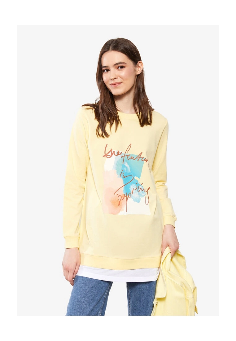 LC WAIKIKI Printed Long Sleeve Sweatshirt 3 LC WAIKIKI Printed Long Sleeve Sweatshirt