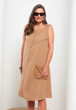 LC WAIKIKI Crew Neck Embroidered Sleeveless Cotton Women's Dress 11 LC WAIKIKI Crew Neck Embroidered Sleeveless Cotton Women's Dress -LC WAIKIKI popular shop lc waikiki 0629 1633236 3