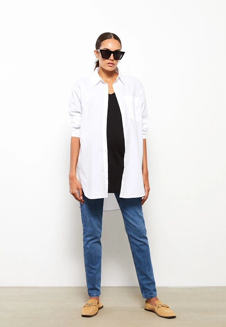 LC WAIKIKI Tummy Paneled Straight Maternity Rodeo Jeans 3 LC WAIKIKI Tummy Paneled Straight Maternity Rodeo Jeans