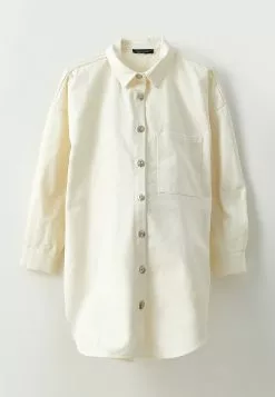 LC WAIKIKI Shirt Collar Straight Long Sleeve Cotton Maternity Tunic -LC WAIKIKI popular shop lc waikiki 0631 7513236 6