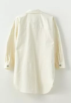 LC WAIKIKI Shirt Collar Straight Long Sleeve Cotton Maternity Tunic -LC WAIKIKI popular shop lc waikiki 0631 7513236 7