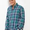 LC WAIKIKI Regular Fit Long Sleeve Plaid Poplin Men's Shirt -LC WAIKIKI popular shop lc waikiki 0632 4633236 1