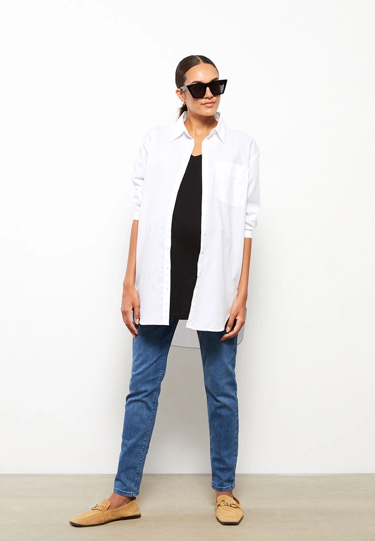 LC WAIKIKI Tummy Paneled Straight Maternity Rodeo Jeans 4 LC WAIKIKI Tummy Paneled Straight Maternity Rodeo Jeans - Image 2