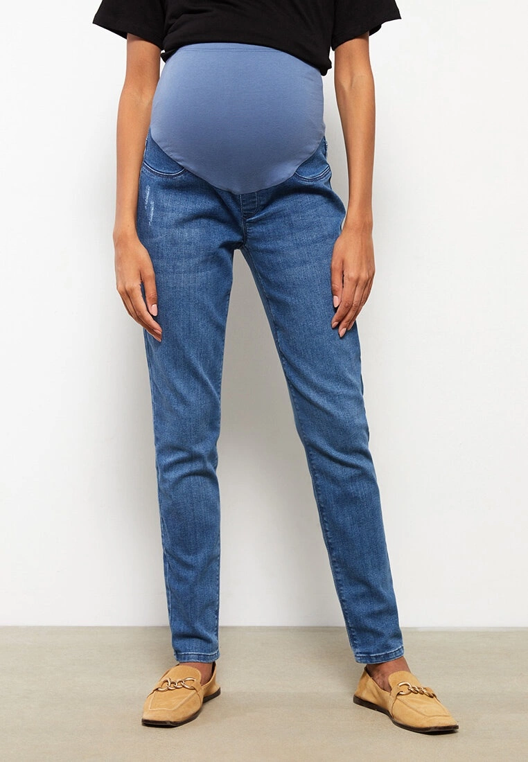 LC WAIKIKI Tummy Paneled Straight Maternity Rodeo Jeans 7 LC WAIKIKI Tummy Paneled Straight Maternity Rodeo Jeans - Image 5