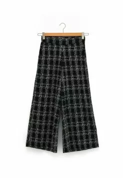 LC WAIKIKI Plaid Ponte Fabric Wide Leg Pants -LC WAIKIKI popular shop lc waikiki 0638 7085326 6