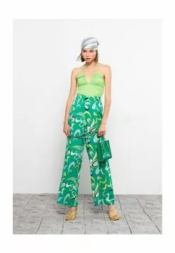 LC WAIKIKI Fit Patterned Viscose Trousers -LC WAIKIKI popular shop lc waikiki 0639 0525226 4