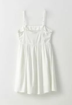 LC WAIKIKI Square Collar Embroidered Strap Poplin Women's Dress -LC WAIKIKI popular shop lc waikiki 0641 1016726 7