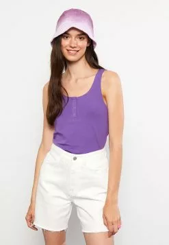 LC WAIKIKI U Neck Plain Cotton Women's Singlet -LC WAIKIKI popular shop lc waikiki 0641 6095726 3