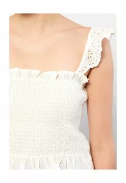 LC WAIKIKI Embroidered Poplin Women's Blouse -LC WAIKIKI popular shop lc waikiki 0641 8185326 3