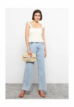 LC WAIKIKI Embroidered Poplin Women's Blouse -LC WAIKIKI popular shop lc waikiki 0641 8185326 4