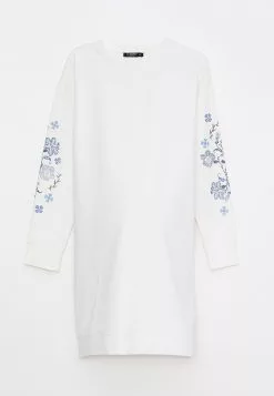 LC WAIKIKI Crew Neck Embroidered Long Sleeve Maternity Tunic -LC WAIKIKI popular shop lc waikiki 0644 2778726 5