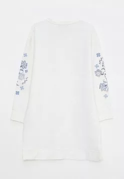 LC WAIKIKI Crew Neck Embroidered Long Sleeve Maternity Tunic -LC WAIKIKI popular shop lc waikiki 0644 2778726 6