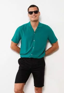 LC WAIKIKI Slim Fit Binding Detail Men's Shorts -LC WAIKIKI popular shop lc waikiki 0646 9733236 3