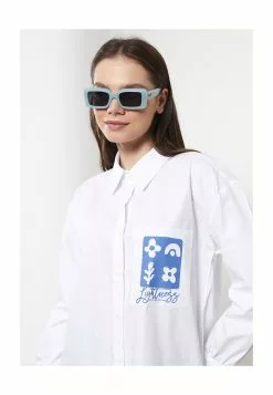 LC WAIKIKI Collar Poplin Shirt with Floral Print -LC WAIKIKI popular shop lc waikiki 0647 2935226 3