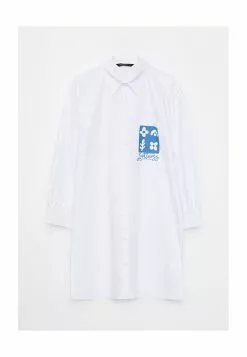 LC WAIKIKI Collar Poplin Shirt with Floral Print -LC WAIKIKI popular shop lc waikiki 0647 2935226 6