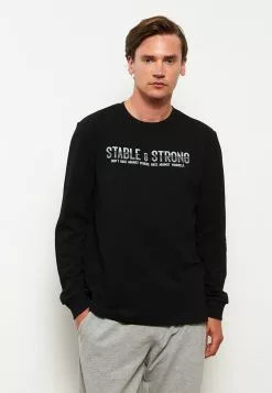 LC WAIKIKI Crew Neck Long Sleeve Printed Men's Sweatshirt