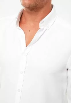 LC WAIKIKI Slim Fit Long Sleeve Dobby Men's Shirt -LC WAIKIKI popular shop lc waikiki 0653 1733236 4