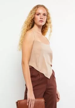 LC WAIKIKI U Neck Straight Strapped Women's Blouse -LC WAIKIKI popular shop lc waikiki 0653 9788726 2