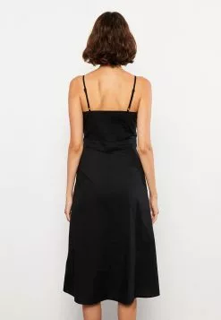 LC WAIKIKI Heart Collar Straight Strap Poplin Women's Dress -LC WAIKIKI popular shop lc waikiki 0654 2633236 5