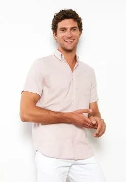 LC WAIKIKI Regular Fit Men's Short Sleeve Dobby Shirt -LC WAIKIKI popular shop lc waikiki 0656 1833236 2