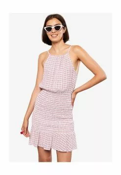 LC WAIKIKI Plaid Viscose Women's Dress