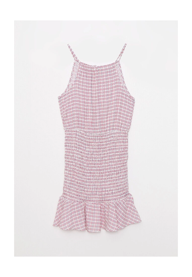 LC WAIKIKI Plaid Viscose Women's Dress 7 LC WAIKIKI Plaid Viscose Women's Dress - Image 5