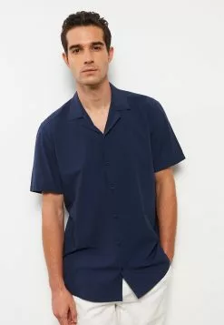 LC WAIKIKI Regular Fit Short Sleeve Poplin Men's Shirt -LC WAIKIKI popular shop lc waikiki 0659 3409726 2