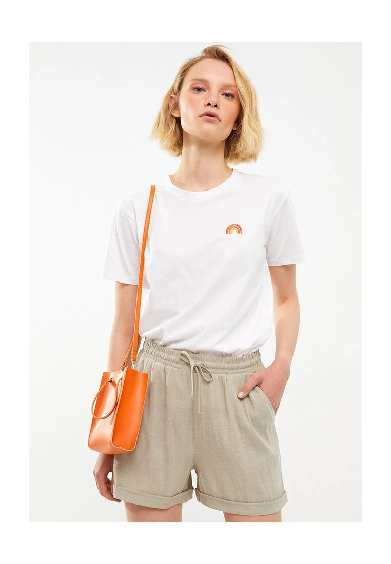 LC WAIKIKI Comfortable Fit Plain Womens Shorts 4 LC WAIKIKI Comfortable Fit Plain Womens Shorts - Image 2