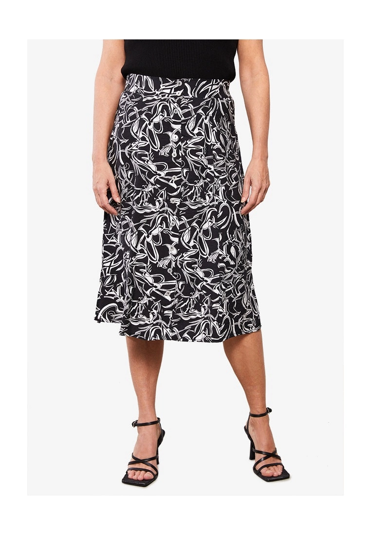 LC WAIKIKI Women's Patterned Flared Skirt 3 LC WAIKIKI Women's Patterned Flared Skirt