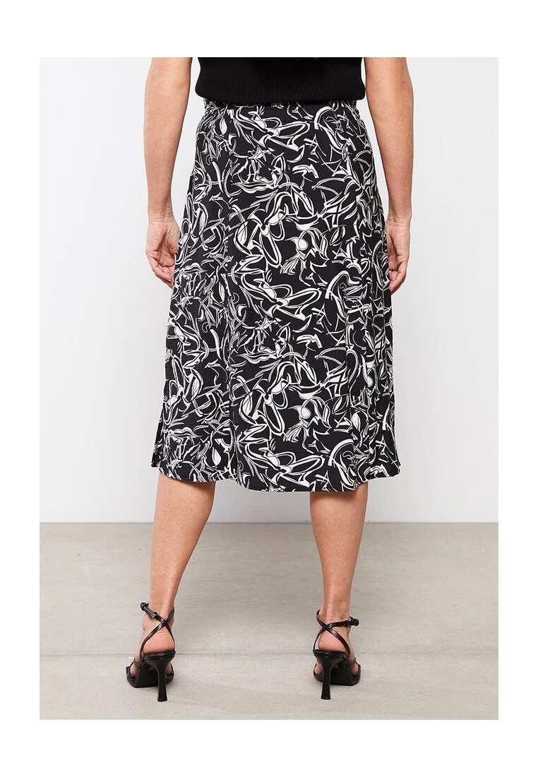 LC WAIKIKI Women's Patterned Flared Skirt 4 LC WAIKIKI Women's Patterned Flared Skirt - Image 2