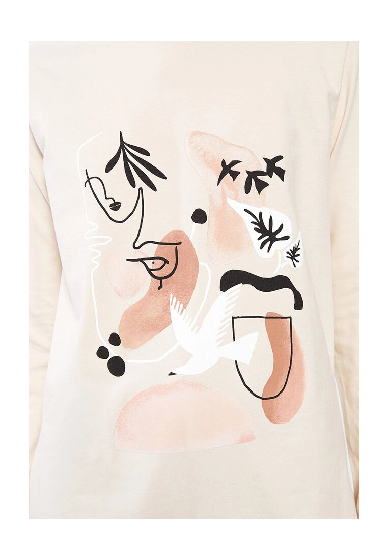 LC WAIKIKI Printed Long Sleeve Sweatshirt 5 LC WAIKIKI Printed Long Sleeve Sweatshirt - Image 3