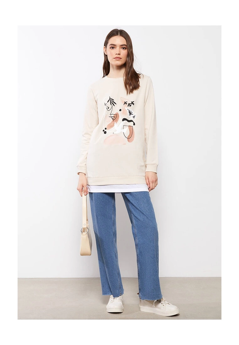 LC WAIKIKI Printed Long Sleeve Sweatshirt 6 LC WAIKIKI Printed Long Sleeve Sweatshirt - Image 4