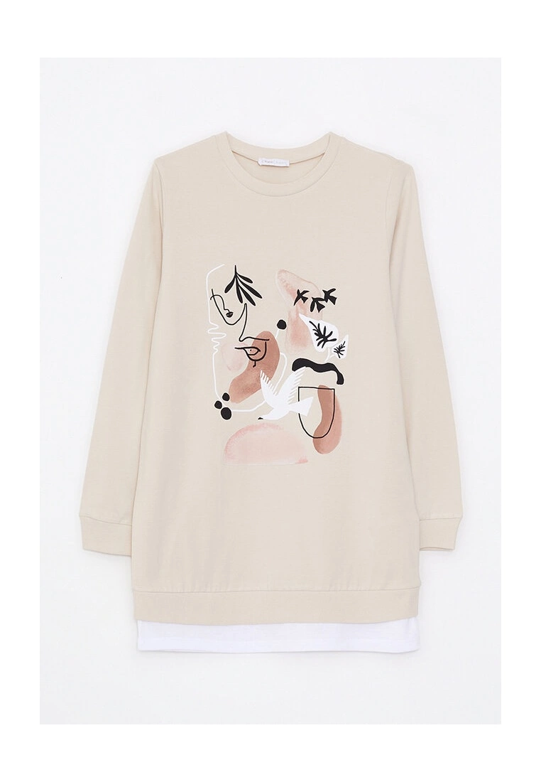 LC WAIKIKI Printed Long Sleeve Sweatshirt 7 LC WAIKIKI Printed Long Sleeve Sweatshirt - Image 5